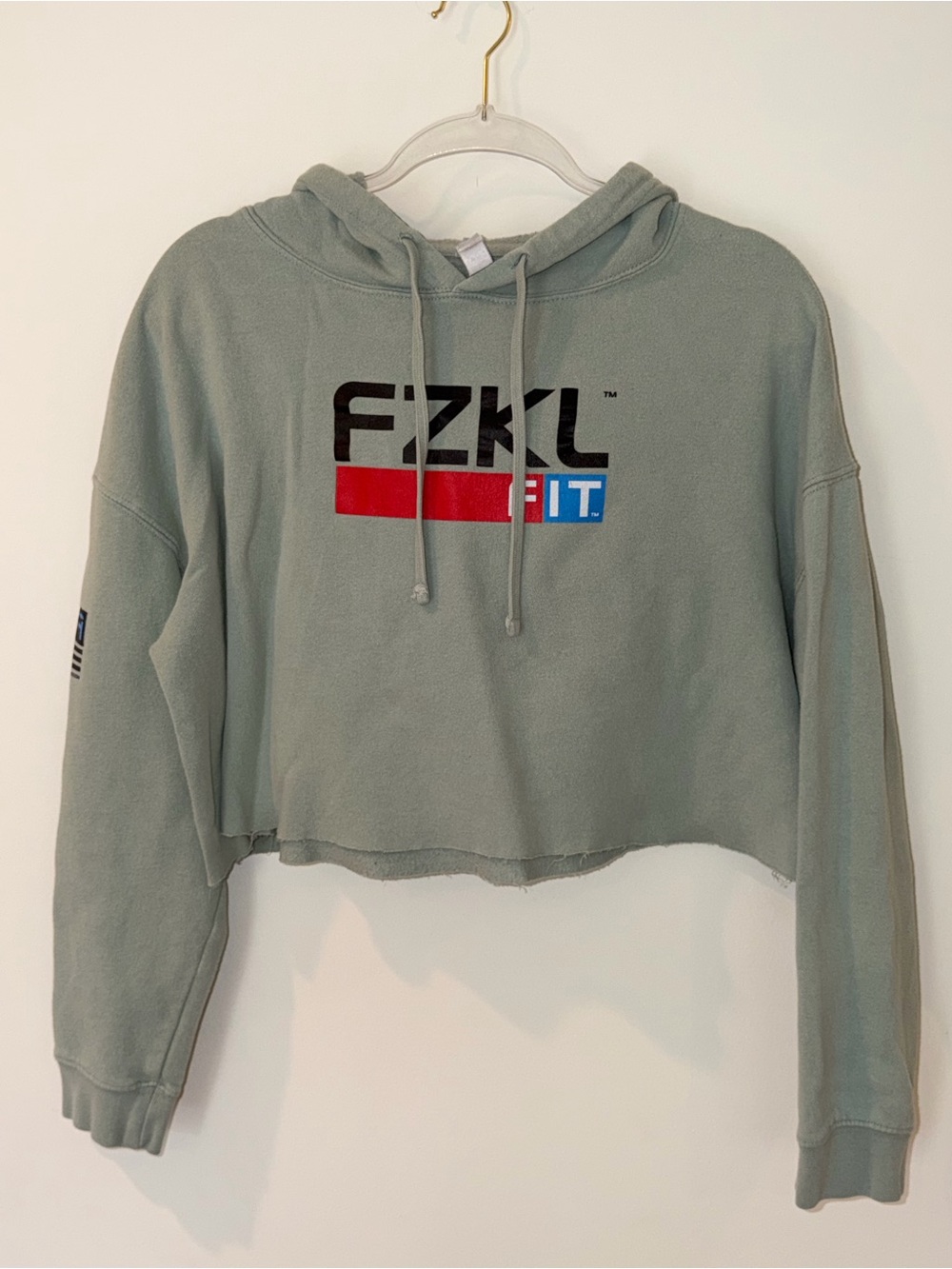 Fit Sage Cropped Hoodie